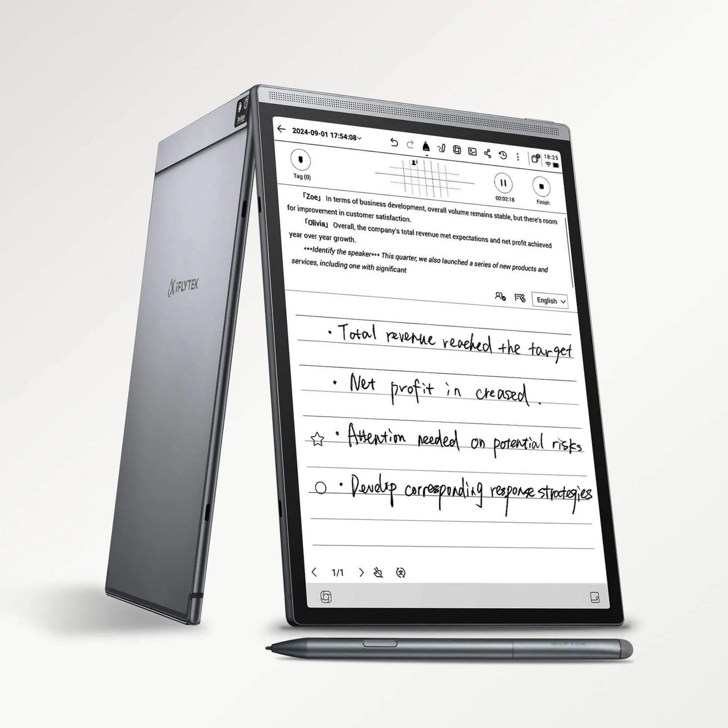 Iflytek ainote air 2 set 8.2 tablette (noir | android 11 | 32 go | wi-fi 6)