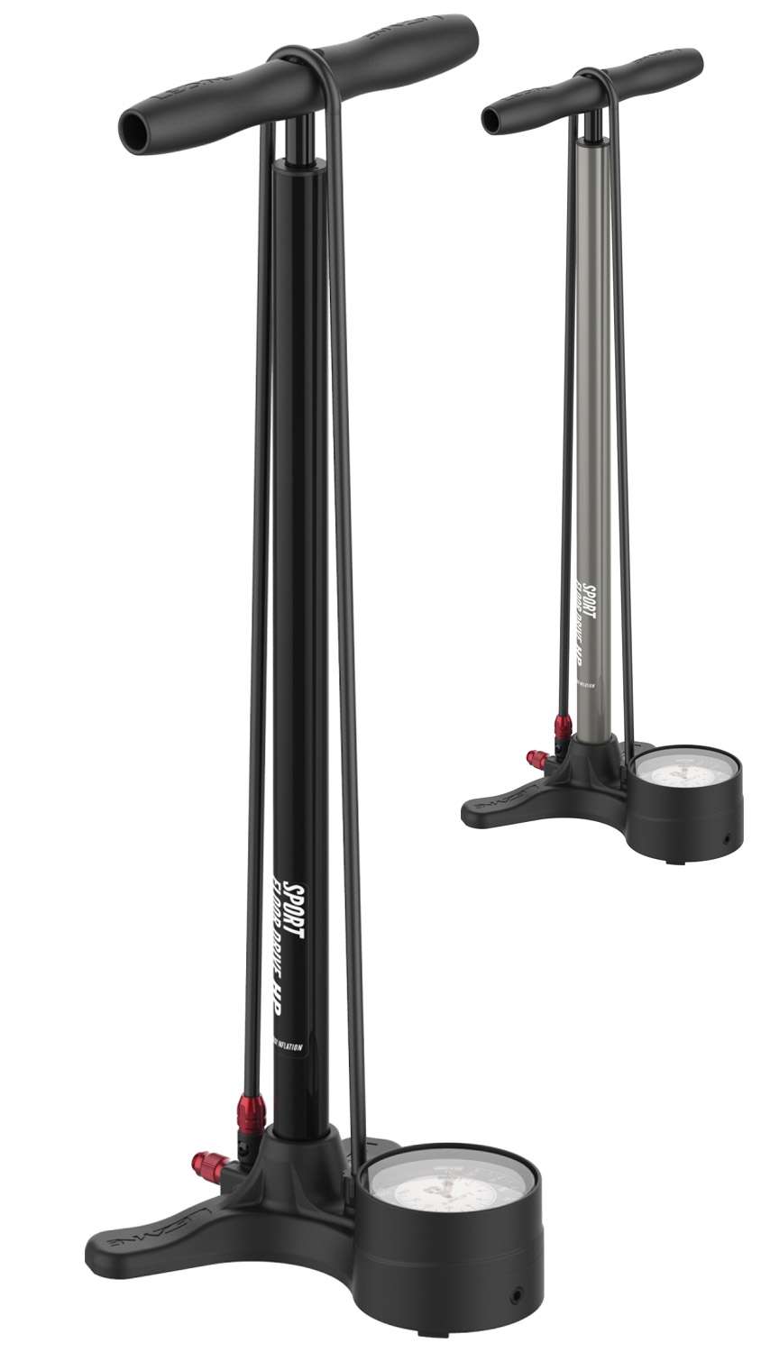 Pompe à pied avec manomètre Lezyne Sport Floor Drive, 220 psi