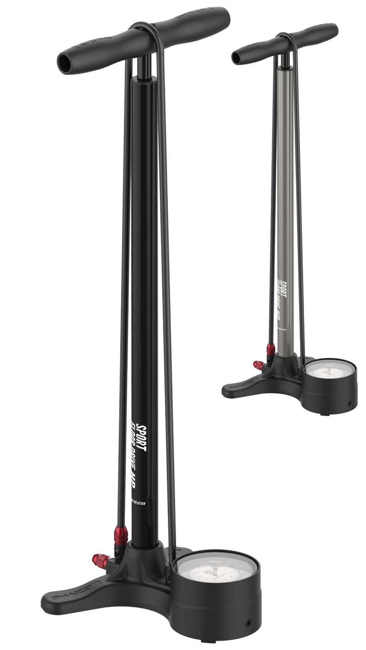 Pompe à pied avec manomètre Lezyne Sport Floor Drive, 220 psi
