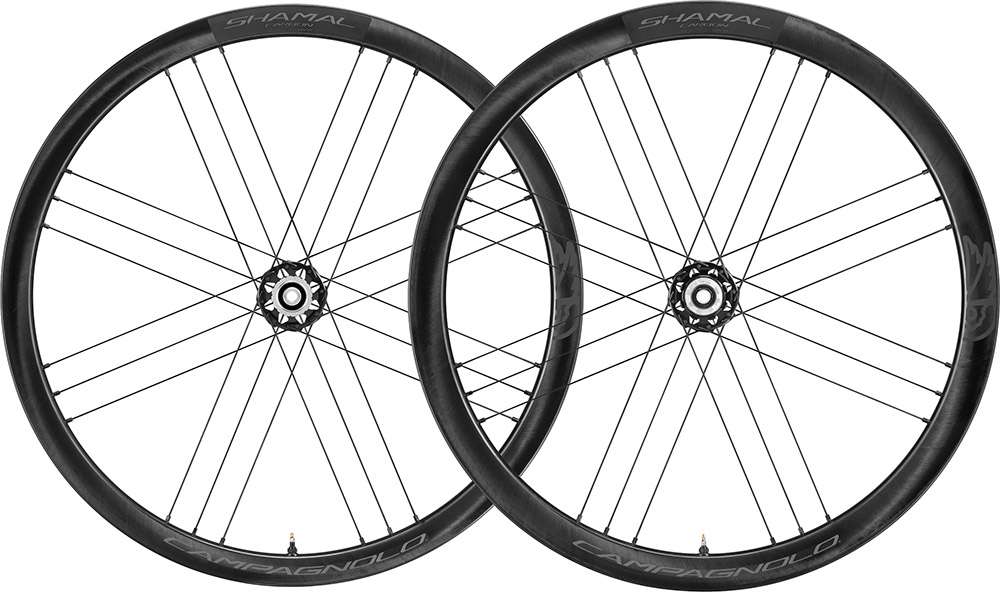 Paire de roues Campagnolo Shamal à disque en carbone