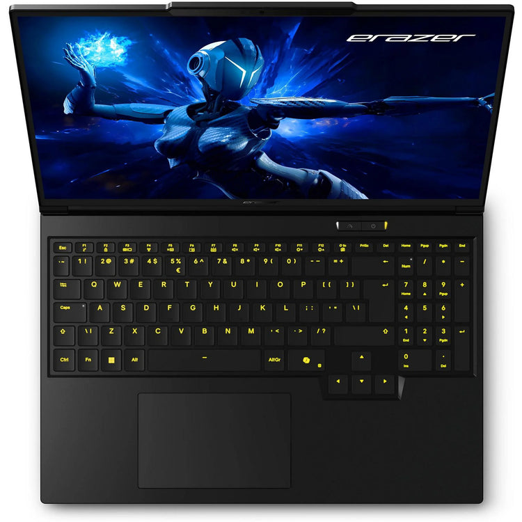 Erazer major 16x1 md62736 16 ordinateur portable de jeu (noir | core ultra 7 255hx | rtx 5070 ti | 32 go | SSD 2 to)
