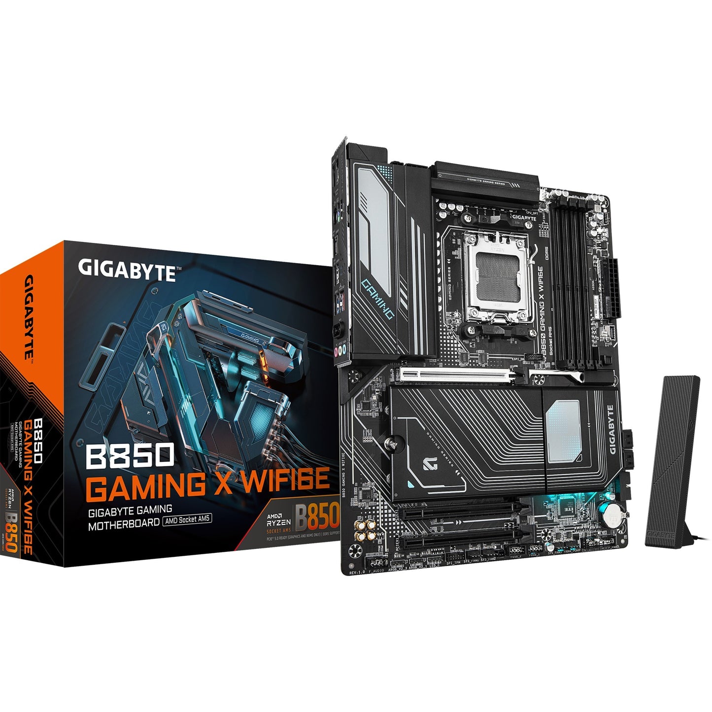 Gigabyte B850 Gaming X WiFi6e, ATX, AMD AM5, B850, 4X DDR5 8200 O.C, 2.5GBE, Wi-Fi 6th, BT 5.3, USB-C