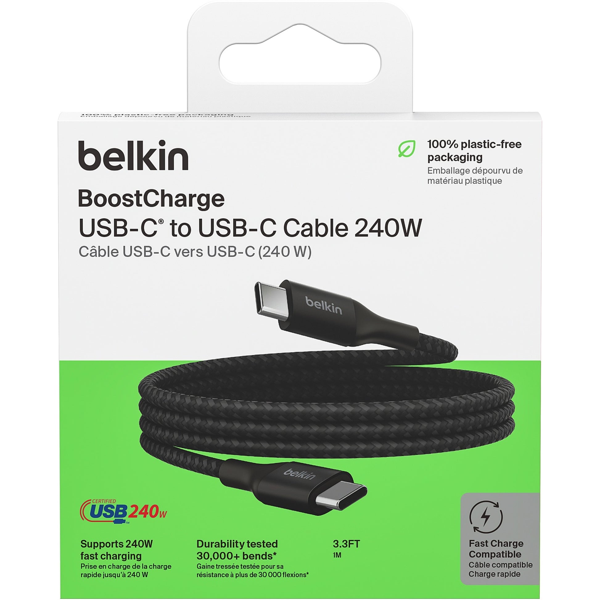 Belkin Boostcharge USB-C à USB-C Cable 240W