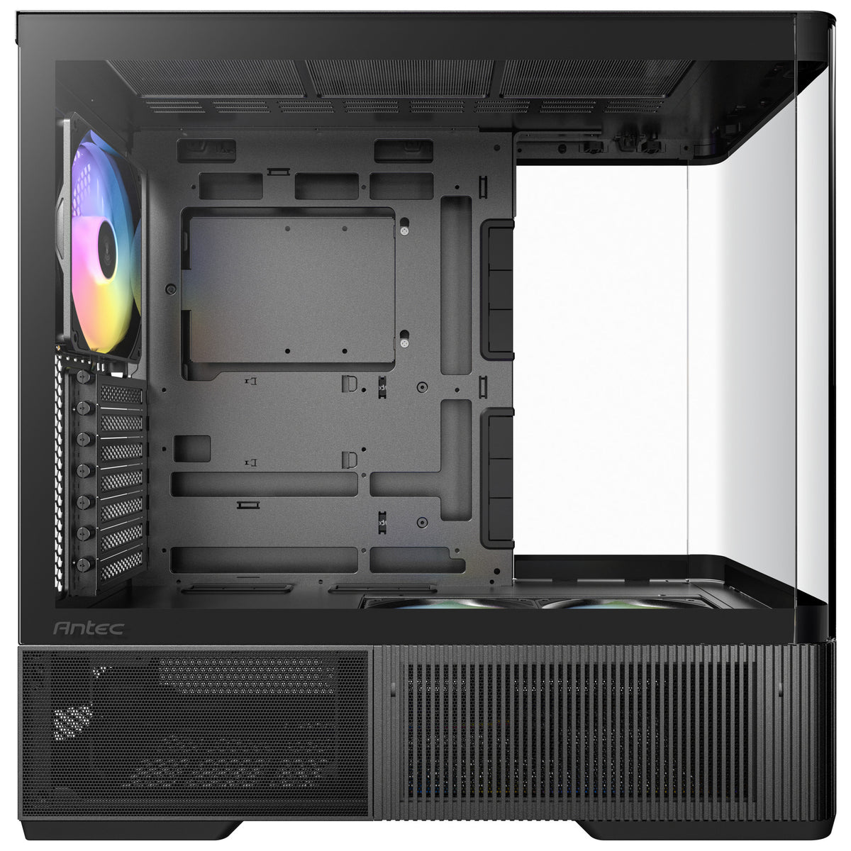 Boîtier tour midi Antec C6 Curve ARGB (noir | 2x USB-A | 1x USB-C | verre trempé)