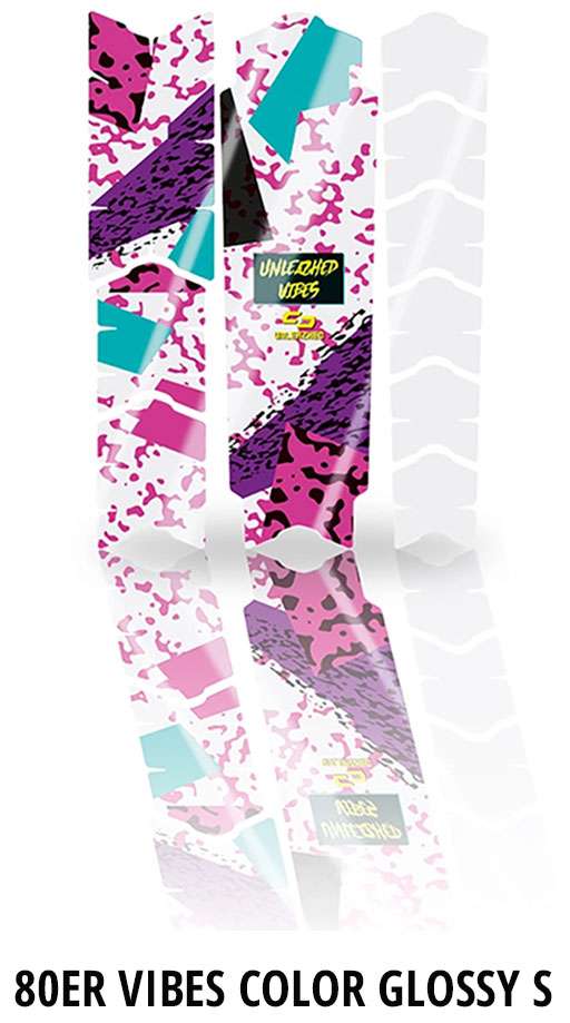 Unleazhed unscratch - film de protection du cadre années 80 vibes couleur brillant