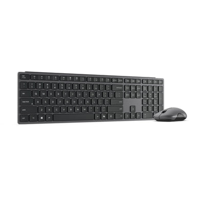 Ensemble de bureau combo sans fil multi-appareils moderne Lenovo 700 (gris, disposition américaine (Qwerty), 100 %, 4 000 dpi, 2,4 GHz, BT 5.3, USB-A)