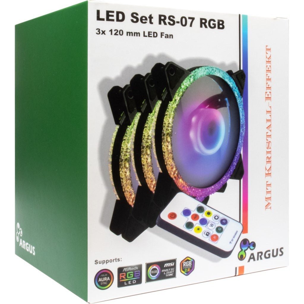 Inter-Tech Argus RS-07 RVB SET120X120X25
