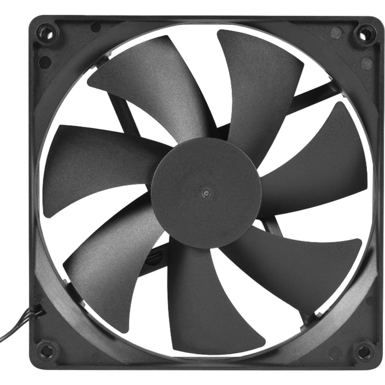 Alphacool core 140 mm ventilateur pwm 2500 tr/min ventilateur de boîtier (noir, 140 x 140 x 25 mm)
