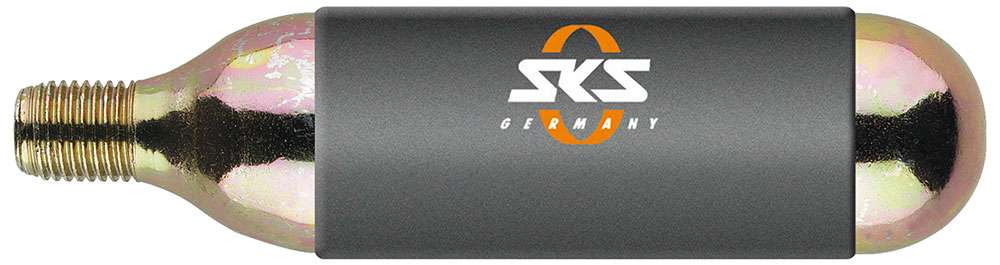 Sks allemagne co₂-cartouche caoutchoutée avec fil 16g