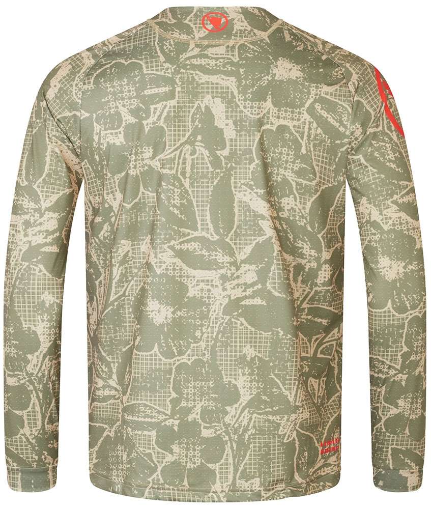 Endura grid floral - maillot vtt manches longues