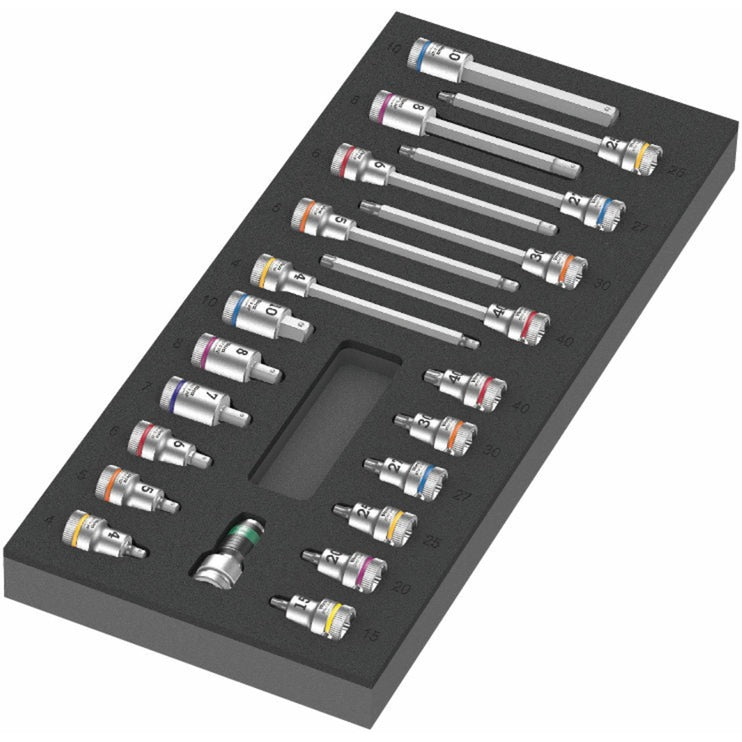Wera 9723 Insert moussant avec zyklop b 3 8 bi