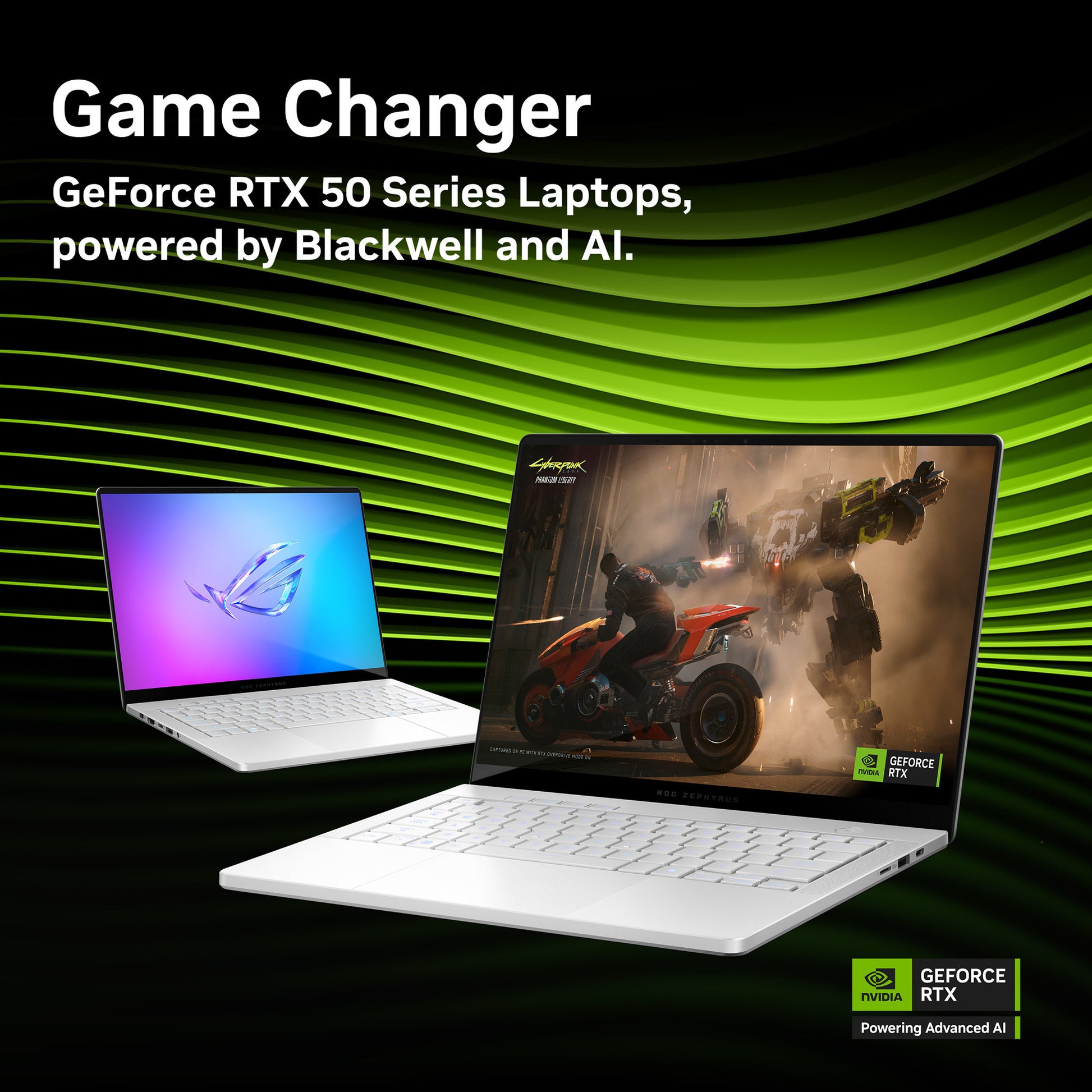 Ordinateur portable de jeu Asus Rog Zephyrus G14 Ga403um-QS024W 14 Copilot+ (Blanc | Ryzen 9 270 | RTX 5060 | 16 Go | SSD 1 To | OLED)
