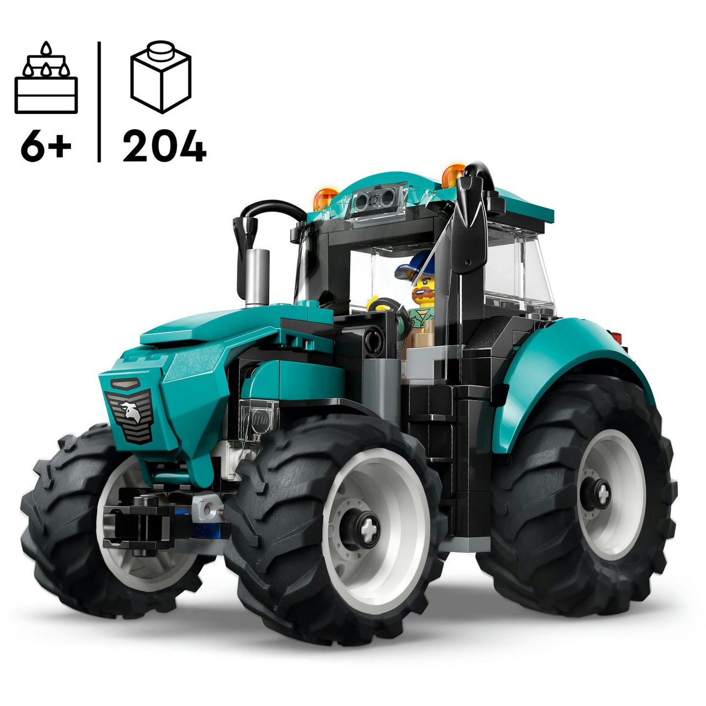 Lego City Great Vehicles 60498 Tracteur | 2 pièces