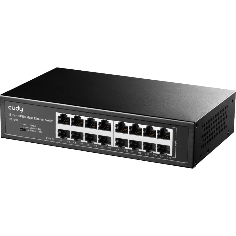 Commutateur Ethernet Cudy 16 ports 10 100 Mbps (noir)