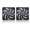 Noctua nf-a12x25 g2 pwm sx2-pp chromax.black ventilateurs de boîtier (noir, 2 pièces, 120 x 120 x 25 mm)