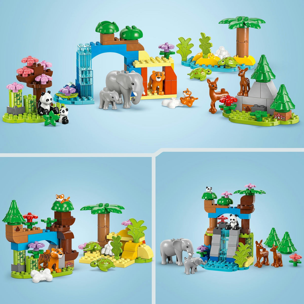 LEGO LEGO DUPLO TOWN 10446 3-en-1 Familles de Wild Dieren