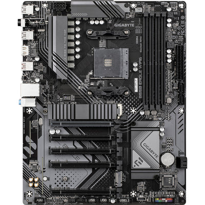 Carte mère Gigabyte B550 Eagle WiFi6 Socket AM4 (gris noir, RAID, GB-LAN, WiFi 6, BT, Sound, ATX)