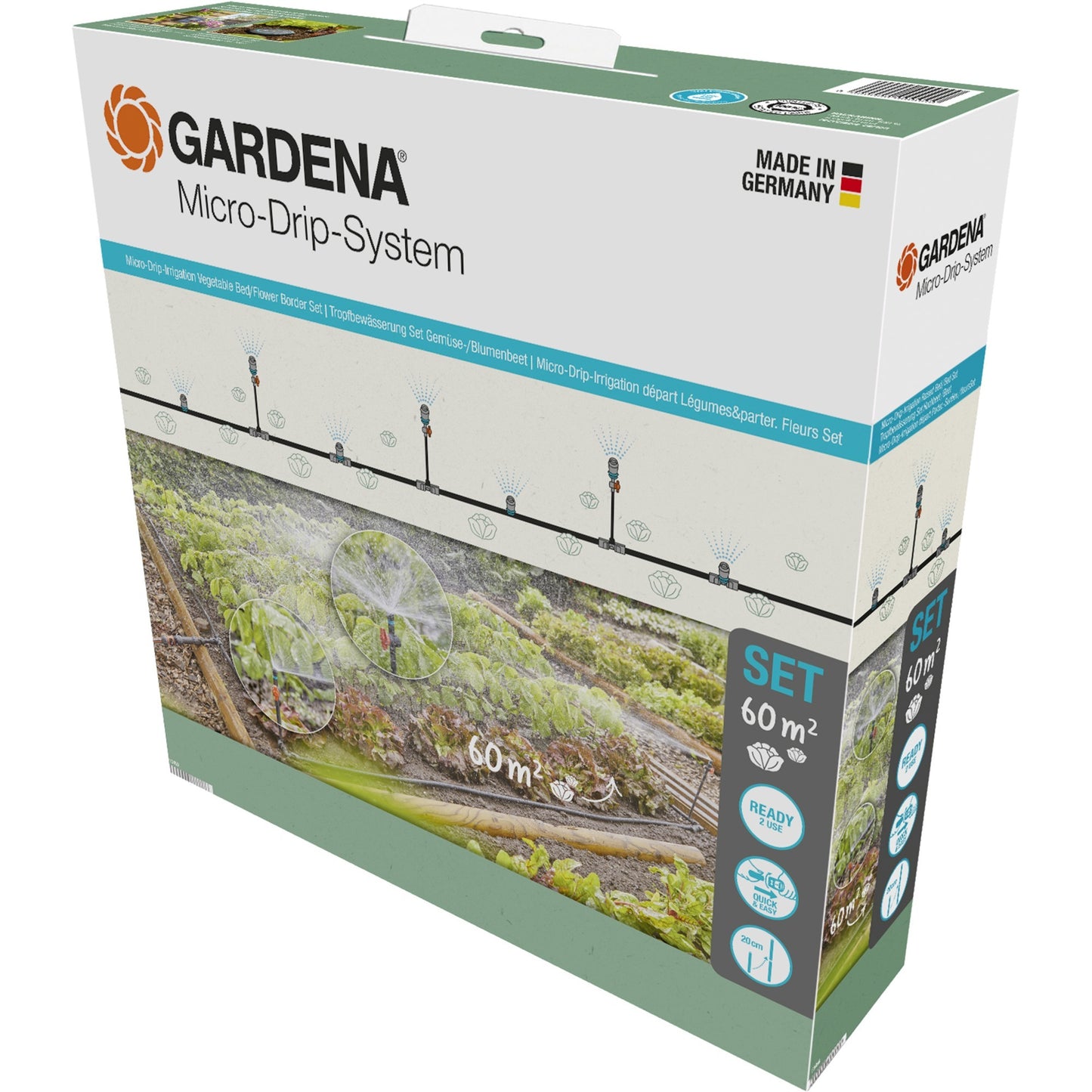 Gardena Micro-Drip Reploval Garden-Flewerd Pled (60 m