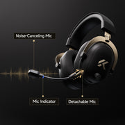 Mchose V9 Turbo+ Casque de jeu supra-auriculaire magnétique sans fil (rouge, Nintendo Switch, Playstation 4, Playstation 5, mobile, PC, Bluetooth USB 2,4 G) - afbeelding 10