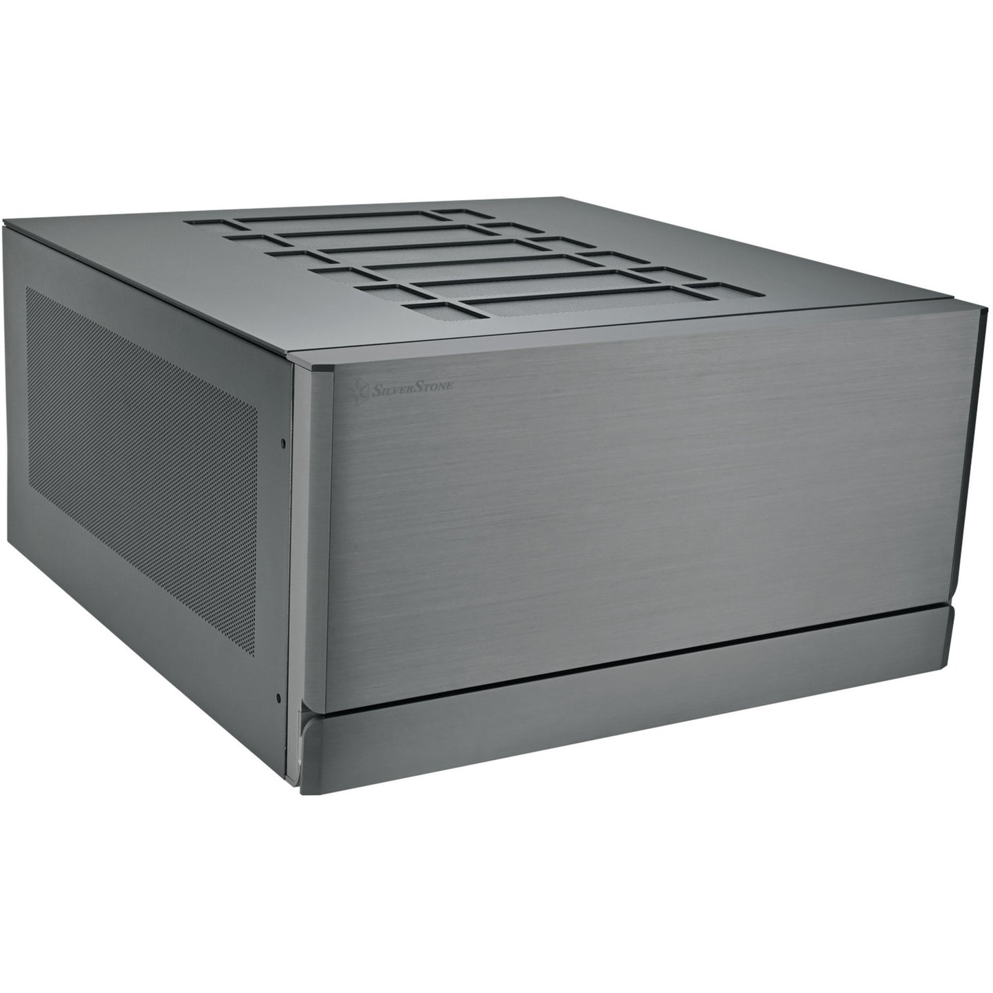 Boîtier Silverstone Crown 04 HTPC (gris foncé | 4x USB-A | 1x USB-C)