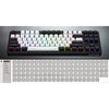 Hator rockfall 3 tkl sans fil, clavier de jeu (blanc, disposition américaine, hator aurum orange, RVB, touches PBT, hotswap, Bluetooth USB-C 2,4 GHz)