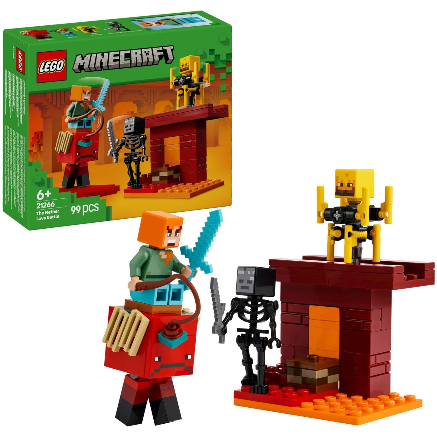 LEGO LEGO MINECRAFT 21266 La lave roule dans le bas
