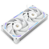 Ventilateurs de boîtier Nzxt f240x rgb (blanc, 2 pièces, 240 x 120 x 30 mm, pwm)