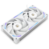 Ventilateurs de boîtier Nzxt f240x rgb (blanc, 2 pièces, 240 x 120 x 30 mm, pwm) - afbeelding 1