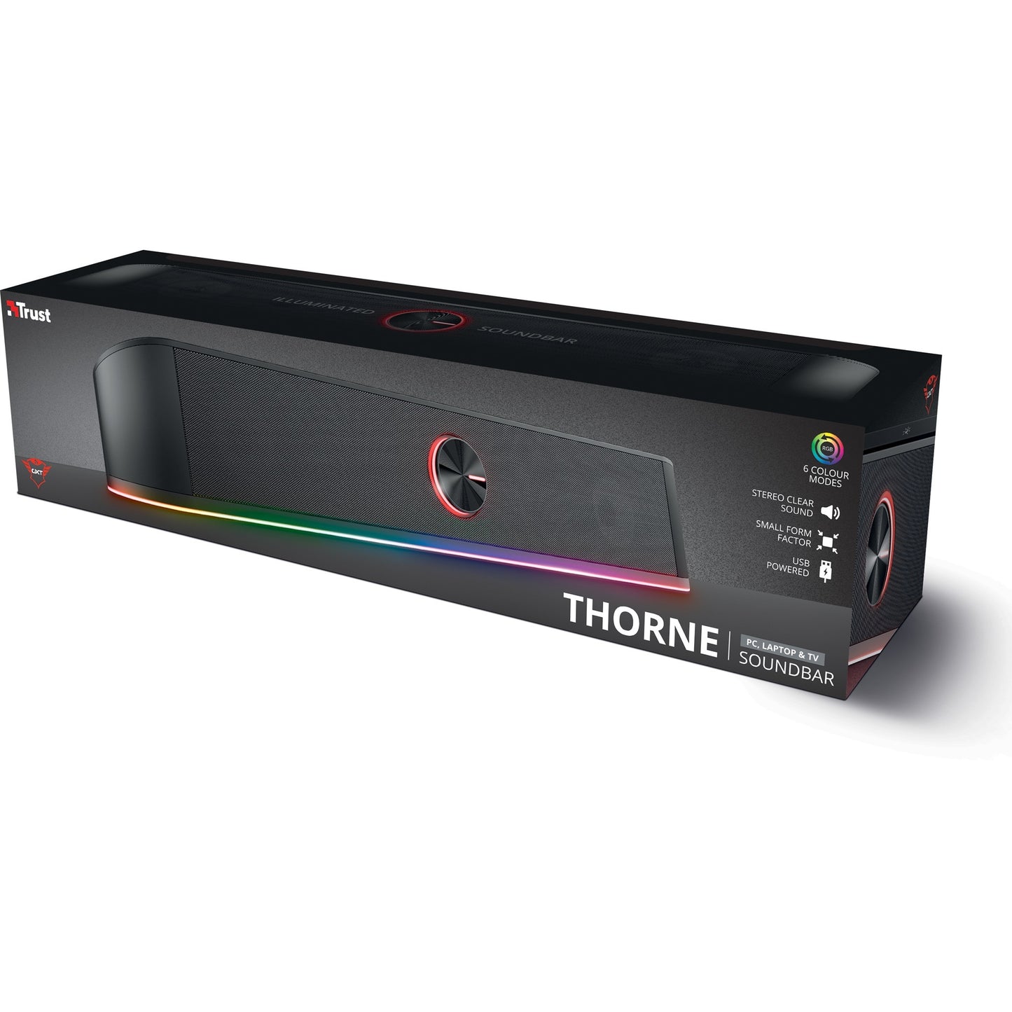 Trust GXT 619 Thorne RVB illuminé Soundbar