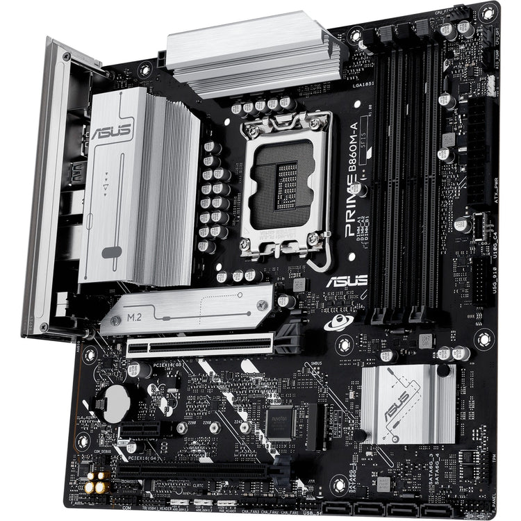 Carte mère Asus prime b860m-a-csm socket 1851 (raid, 2,5 Go-lan, son, µatx)
