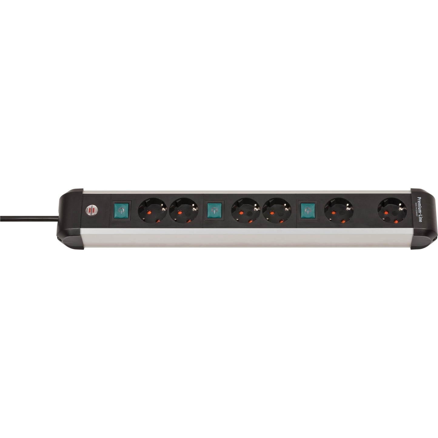 Brennenstuhl Socket Premium-Alu-Line 6 fois