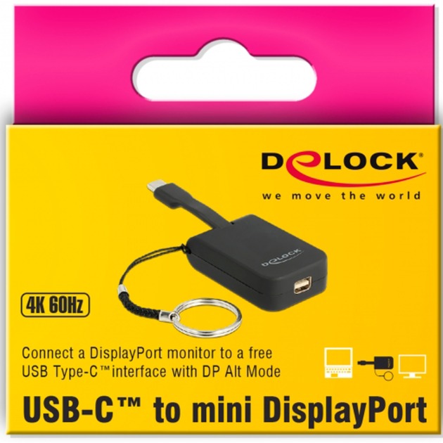 Dellock USB-C> Mini-Displayport Adapter Key Ring