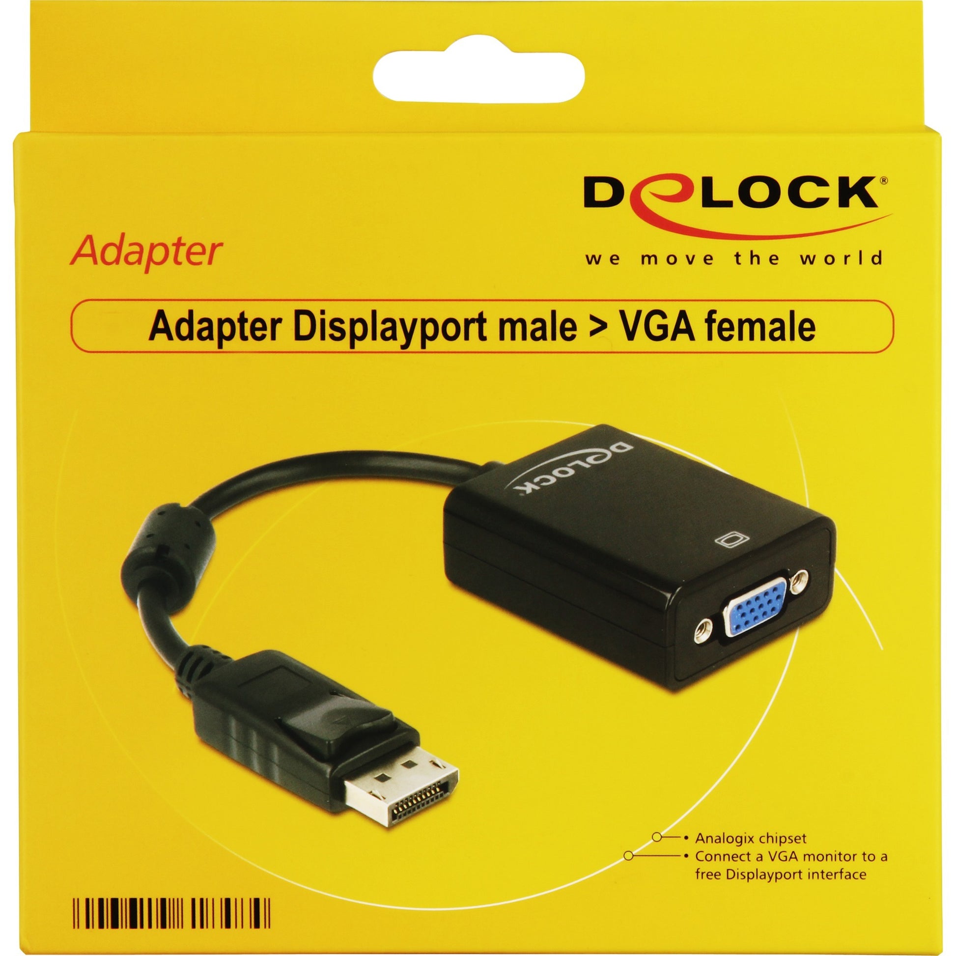 Adaptateur Dellock DisplayPort 1.1> VGA