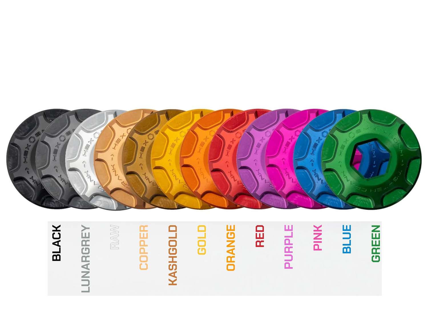 Jeu de capuchons de manivelle Oak Components pour Sram Dub Oak - m18 m30lh