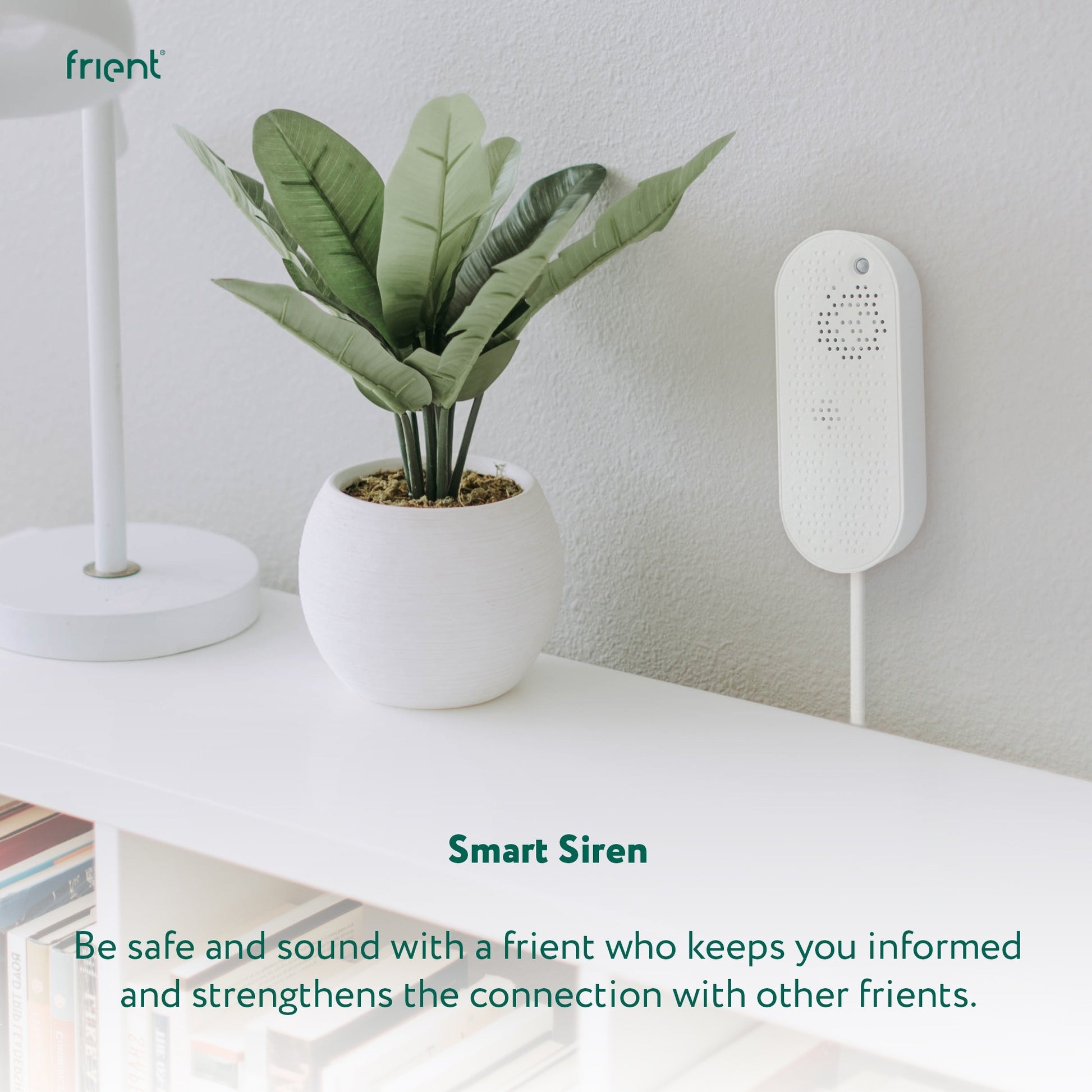 Sirène intelligente Frient sirène eu (blanc, zigbee 3.0)