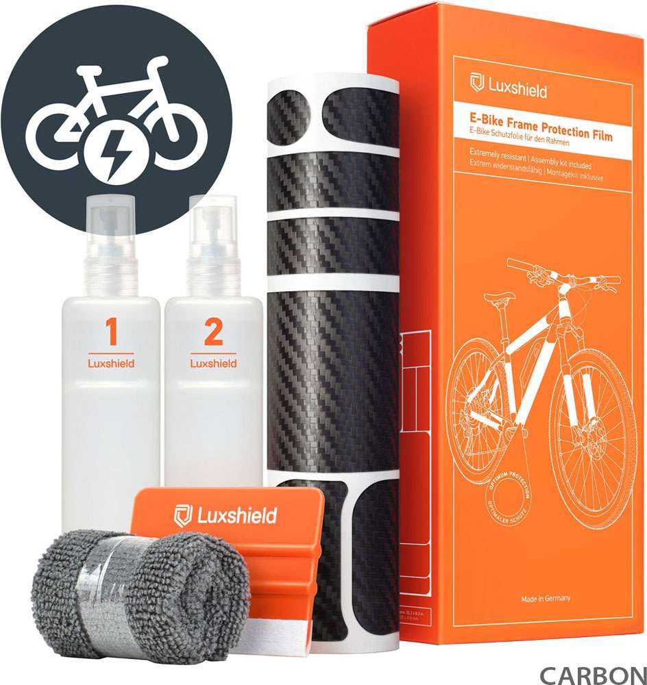 Film de protection de cadre Luxshield universel pour vélo électrique