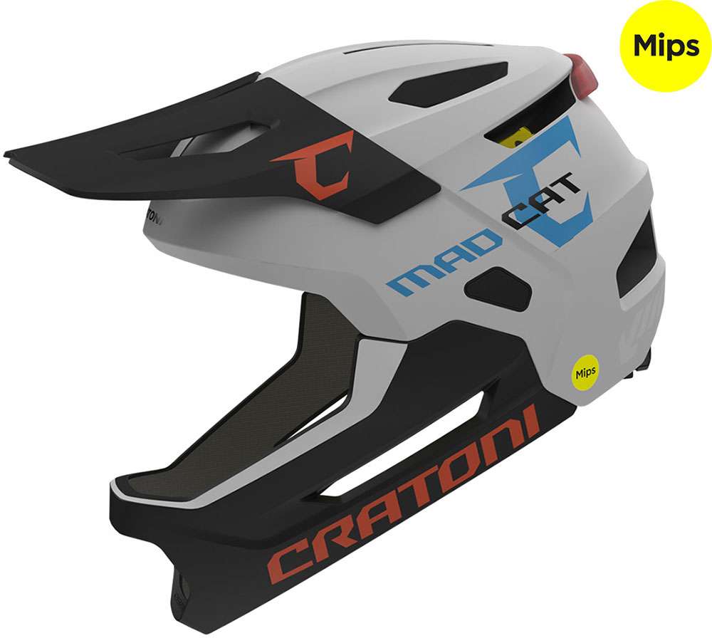 Cratoni madcat mips - casque intégral pour jeunes