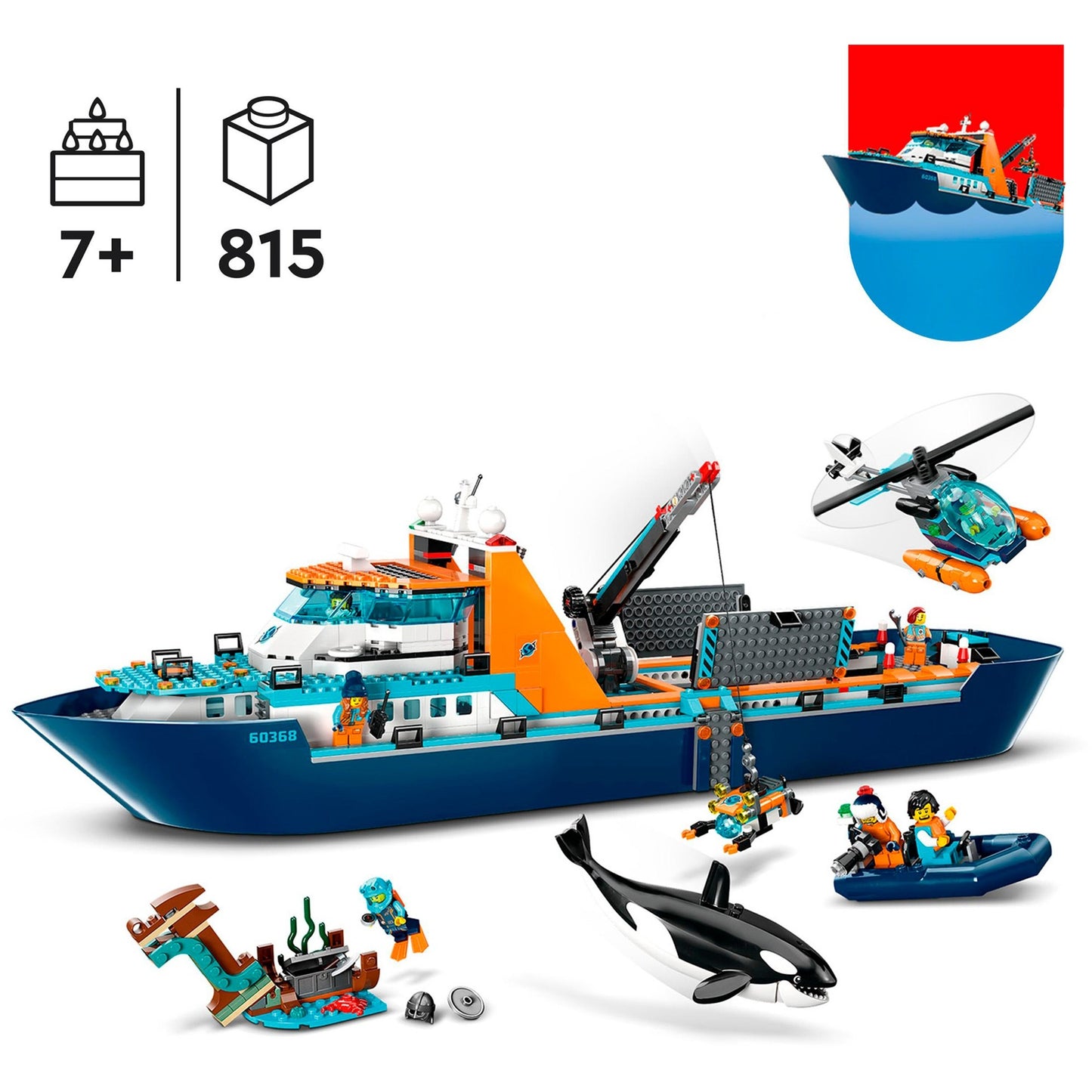 Lego Lego City 60368 Polar Research Ship