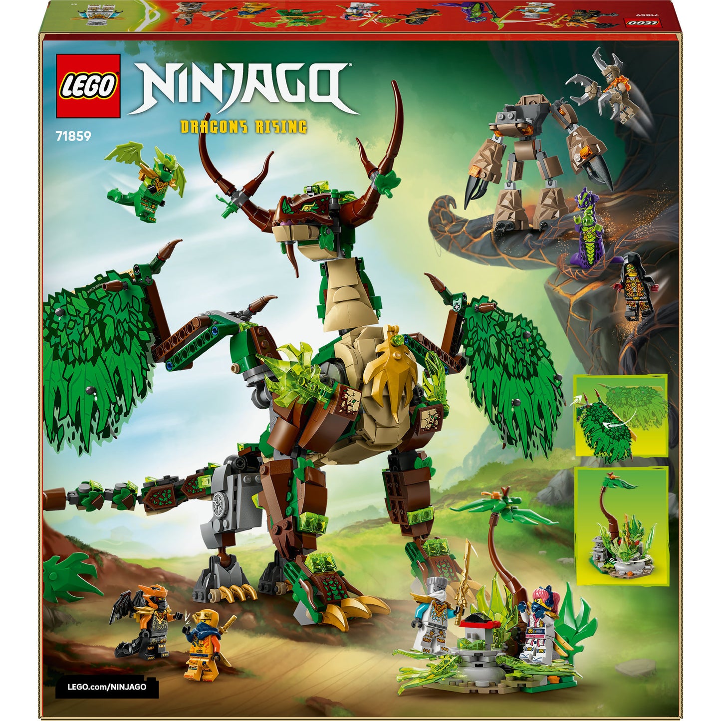 Lego ninjago 71859 le dragon de la vie