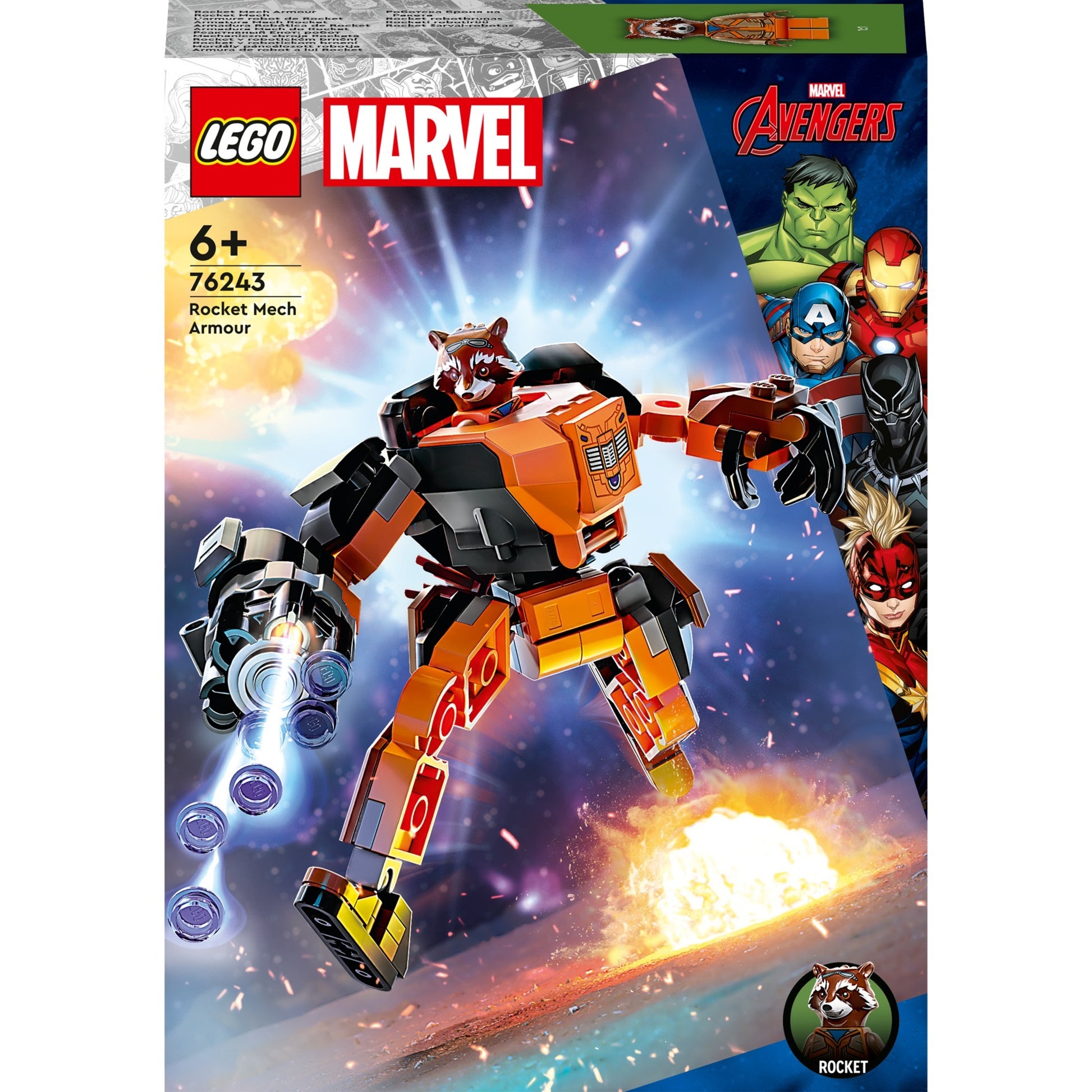 Lego Lego Avengers 76243 Rocket MechanPantsser