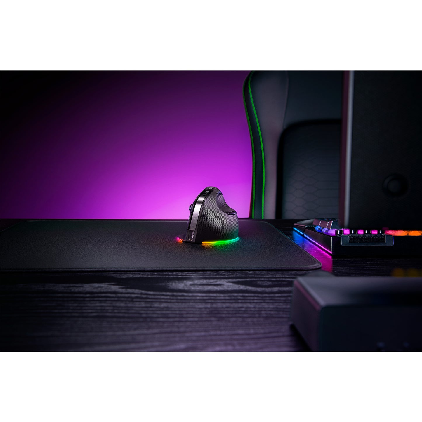Souris de jeu verticale Razer pro Click v2 (noire, jusqu'à 30 000 dpi, USB-C Bluetooth 2,4 GHz)