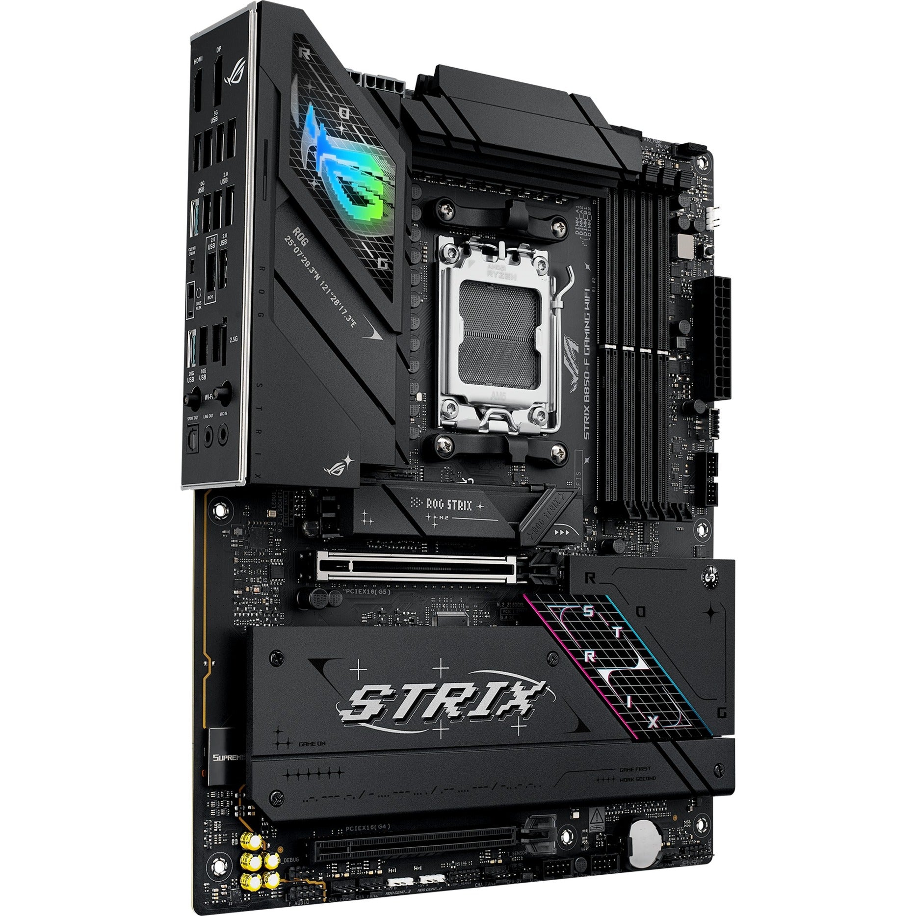Carte mère Asus ROG Strix B850-F Gaming WiFi Socket AM5 (2,5 Go-LAN, Wi-Fi 7, BT, Son, ATX)