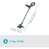 Gardena tondeuse easytrim 2518v p4a solo