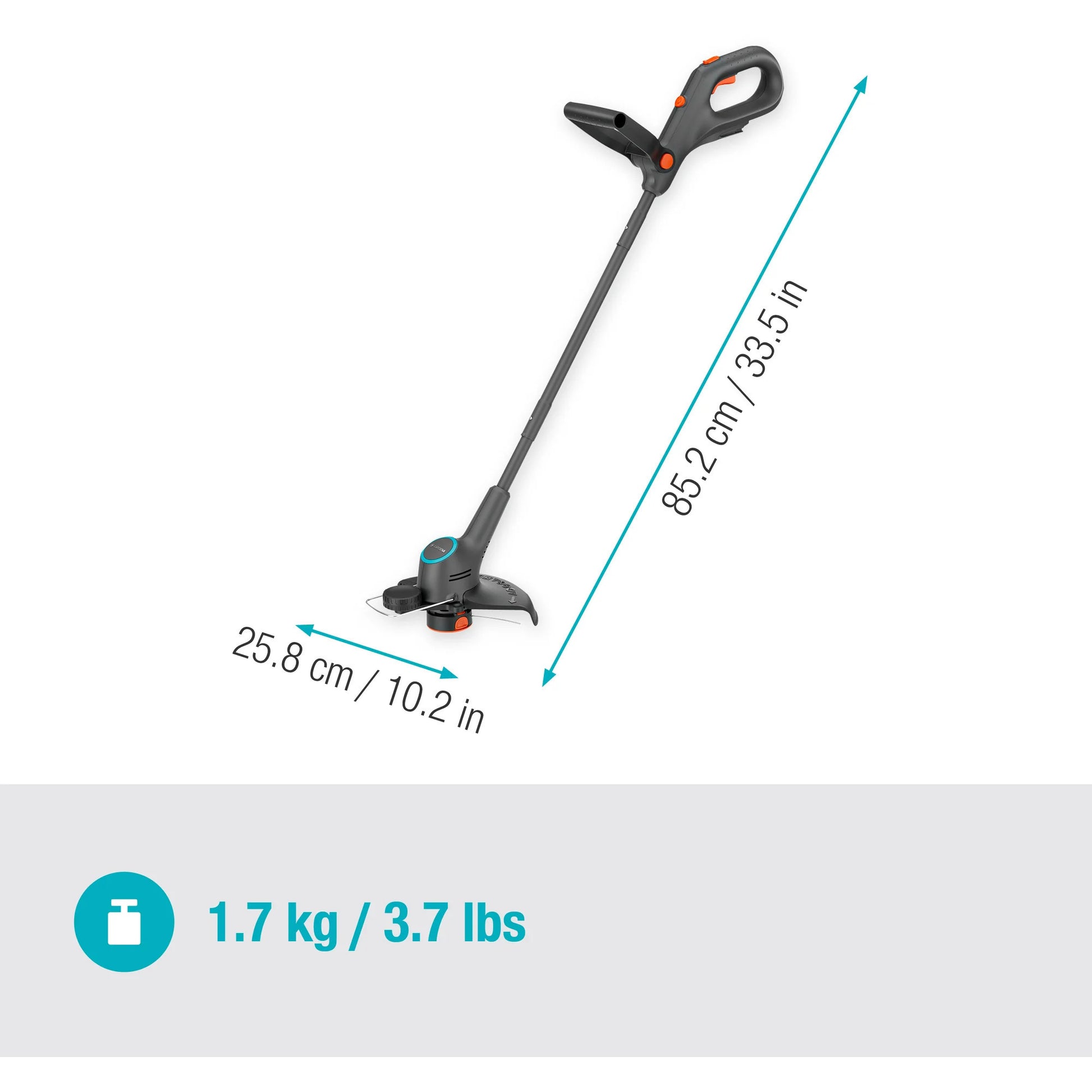 Gardena tondeuse easytrim 2518v p4a solo