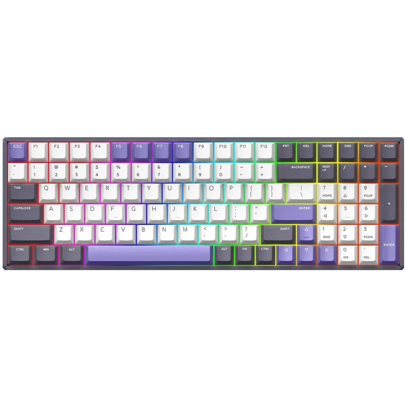 IQUnix F97 Clavier mécanique sans fil Lavandin
