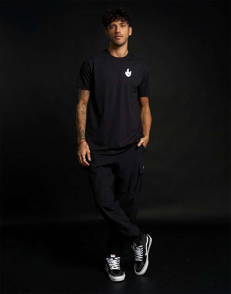 Loose riders shred noir - tee-shirt technique