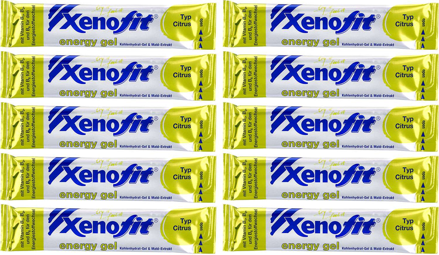 Xenofit gel énergétique agrumes 10x25g