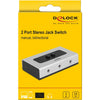 Dellock Switch stéréo Jack 3,5 mm 2 Port Manuel Bidirectio