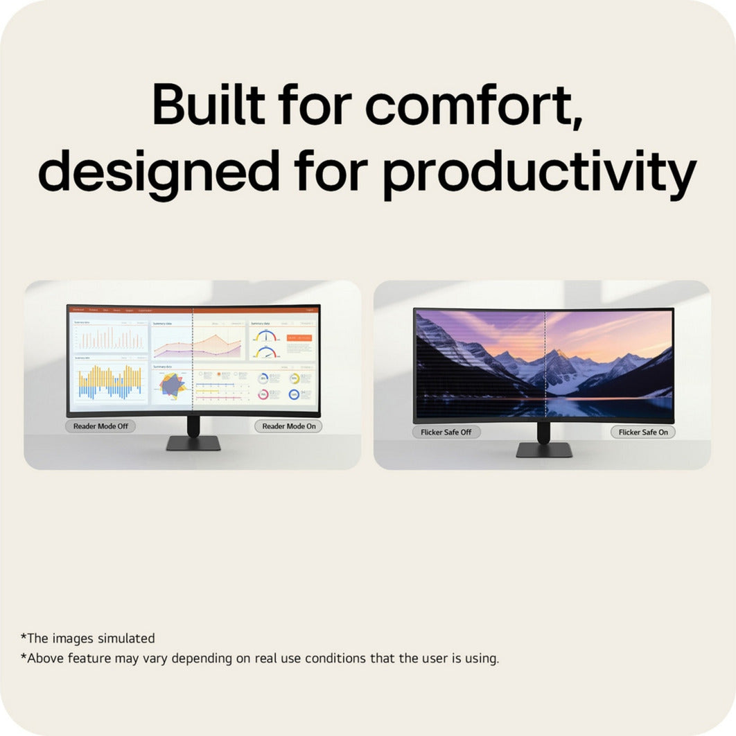 Moniteur incurvé LG Ultrawide 34U601B-B 34 (noir, HDMI, DisplayPort, AMD FreeSync, 120 Hz)