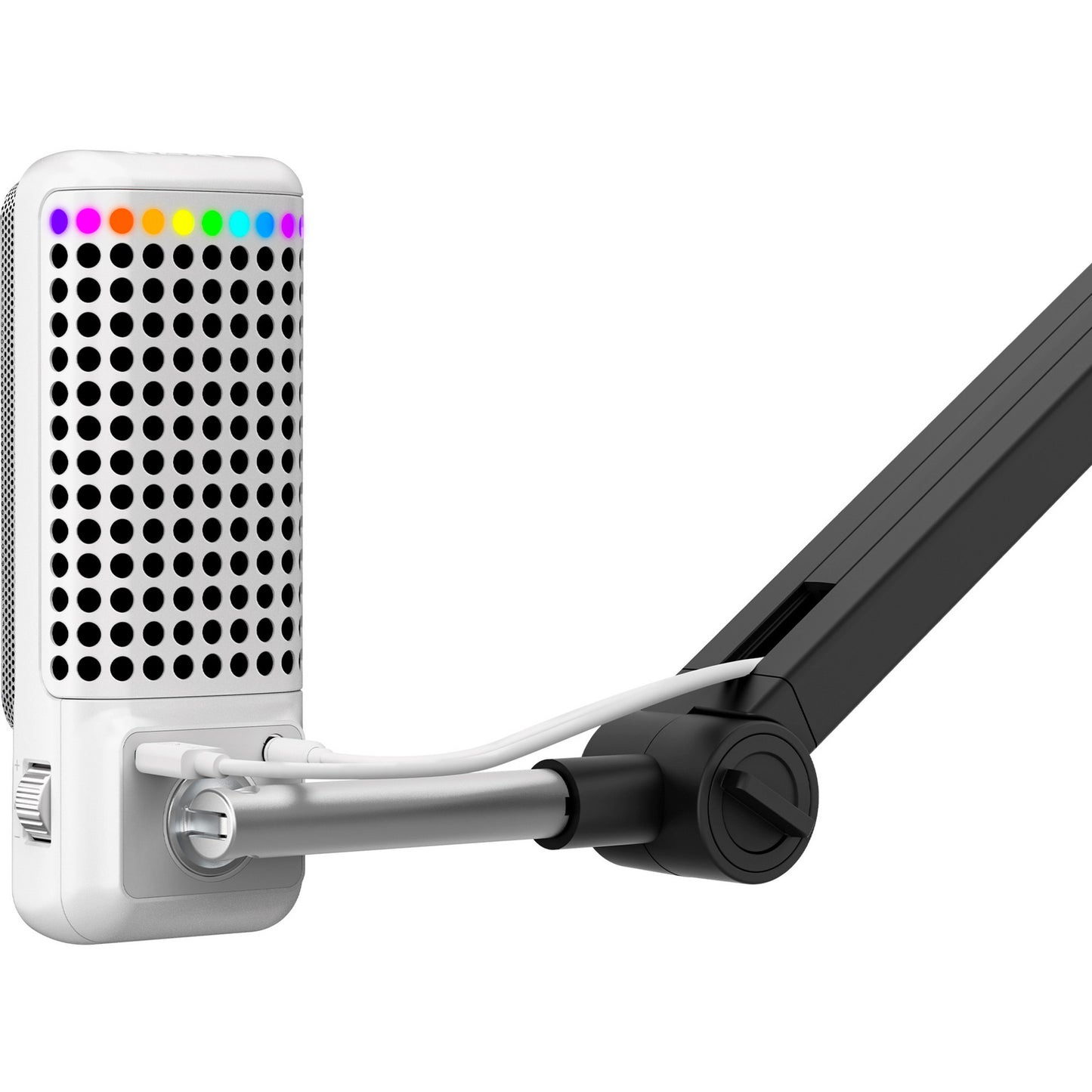 Microphone à capsule Elite Nzxt (blanc, rgb, usb-c)